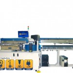 Model 7000 Rotary LED Test Handler with Tray Input, Laser Marking, and Tube Output – Combines pick and place, rotary, and gravity feed handling methods in on machine